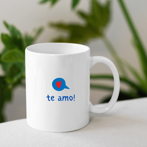Caneca Dia dos Namorados Azul - Image 3